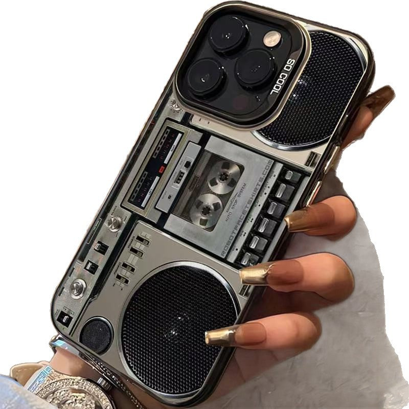 🔥Hot Sale 50% off🌟📼 Retro Cassette Player Pattern Silicone Phone Case Applicable to the iPhone series