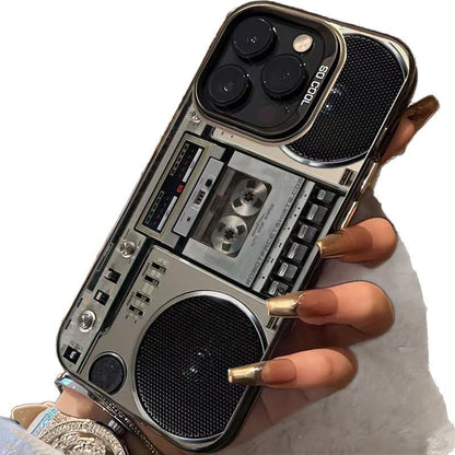 🔥Hot Sale 50% off🌟📼 Retro Cassette Player Pattern Silicone Phone Case Applicable to the iPhone series