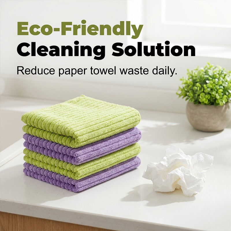 Multipurpose Reusable Tear-Off Cleaning Cloth Roll