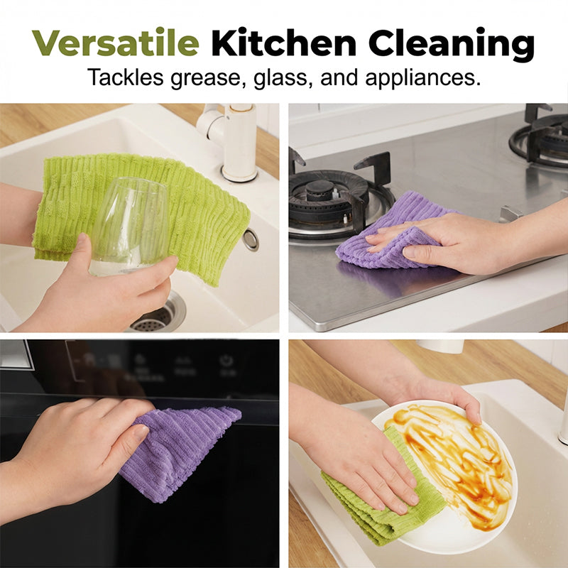 Multipurpose Reusable Tear-Off Cleaning Cloth Roll