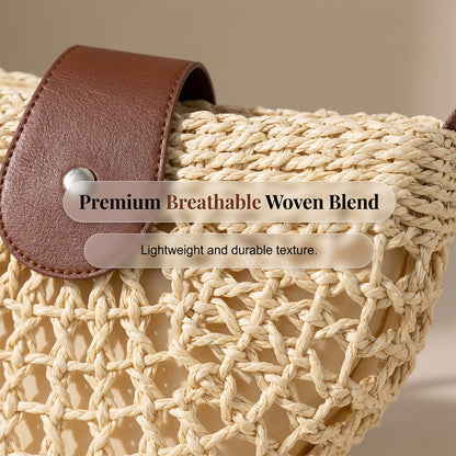 👜 LIMITED-TIME 50% OFF! ✨ Woven Crossbody Bag – Boho, Handwoven, Adjustable, Lightweight ✨
