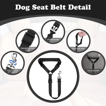 🐕🦺2-in-1 Dog Seatbelt and Leash