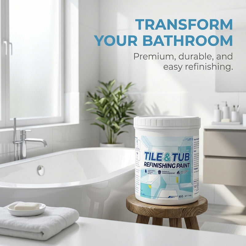 ⏰🎁High-Quality Paint Set for Refinishing Tiles & Bathtubs