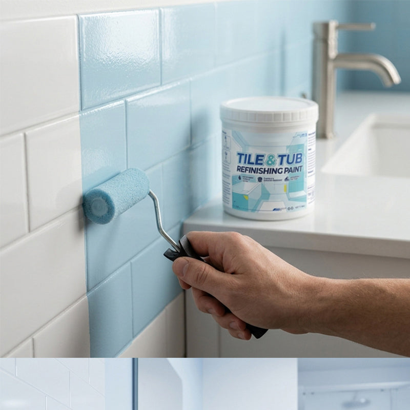 ⏰🎁High-Quality Paint Set for Refinishing Tiles & Bathtubs