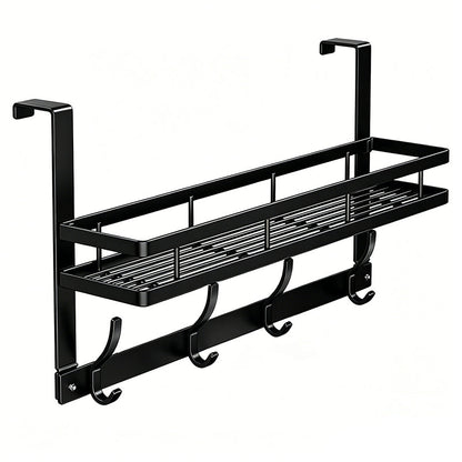 🔥While Supplies Last 50% OFF!🎉 Over The Door Hooks with Storage Basket
