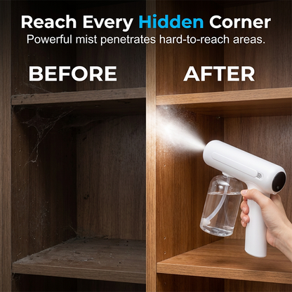 🔋💨 Rechargeable Nano-Mist Disinfectant Sprayer – Kills Germs and Eliminates Odors – Pay on Delivery 🧴✅