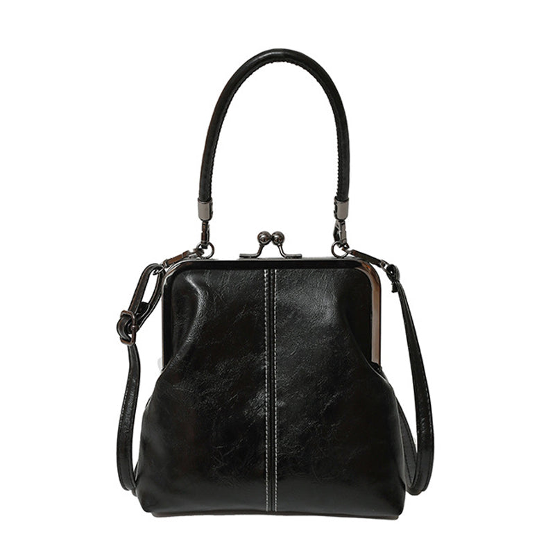 📢📢50% OFF !! ⏰Women's Kiss Lock Crossbody Bag with Top Handle