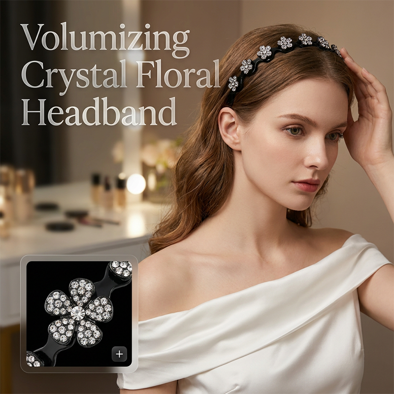 Volumizing Rhinestone Butterfly Headband for Women🥳