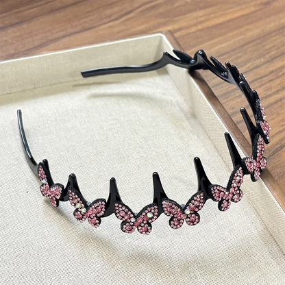 Volumizing Rhinestone Butterfly Headband for Women🥳