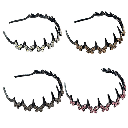 Volumizing Rhinestone Butterfly Headband for Women🥳