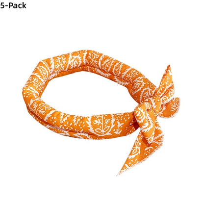 ❄️ Summer Pet Cooling Collar Wrap – Physical Cooling, Reusable, Adjustable 🌊