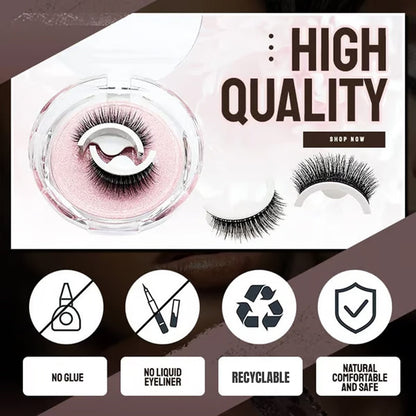 Reusable Self-Adhesive False Eyelashes
