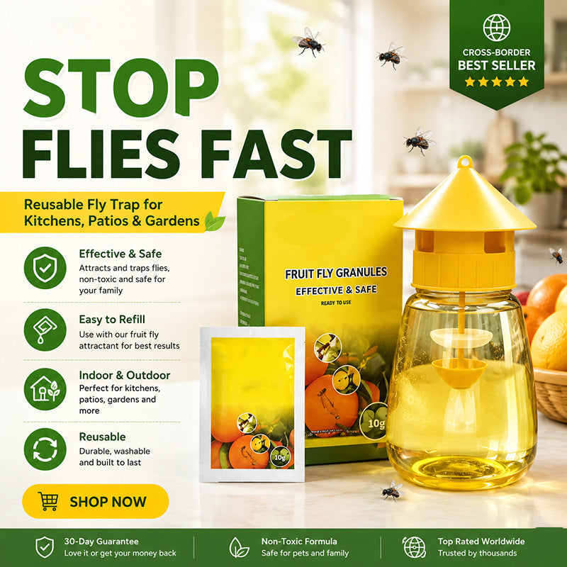 😘Indoor and Outdoor Hanging Fly Trap