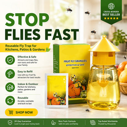 😘Indoor and Outdoor Hanging Fly Trap