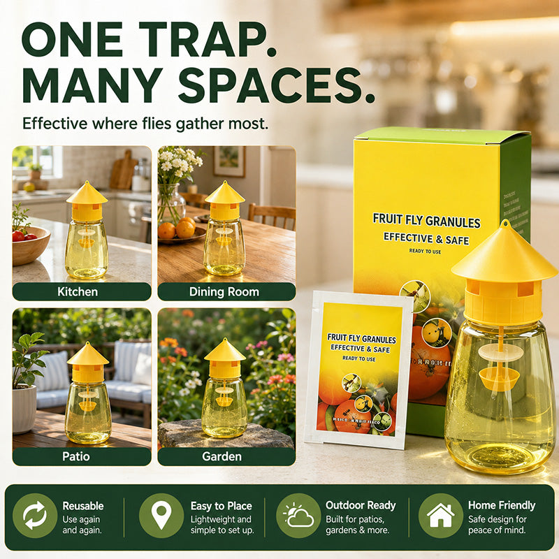 😘Indoor and Outdoor Hanging Fly Trap