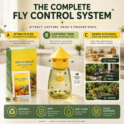 😘Indoor and Outdoor Hanging Fly Trap
