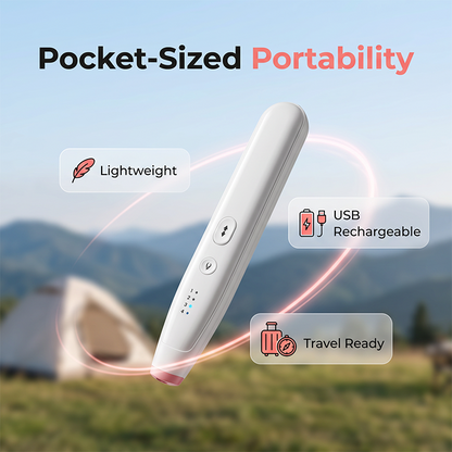 🔥Hot Sale 50% OFF🔥 Stop Scratching in 10 Sec! Portable Bug Bite Relief Pen – Heat Pulse, No Cream, No Mess 🦟