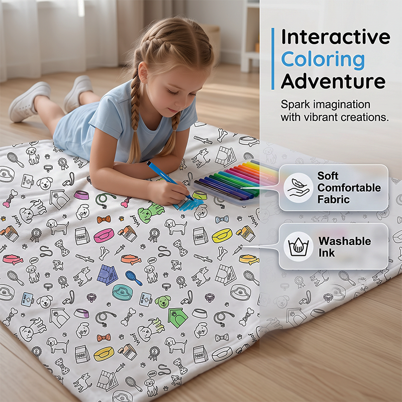 💗LAST DAY SALE 50% OFF🎁 Personalised Colouring Blanket – The Unique DIY Gift They’ll Love