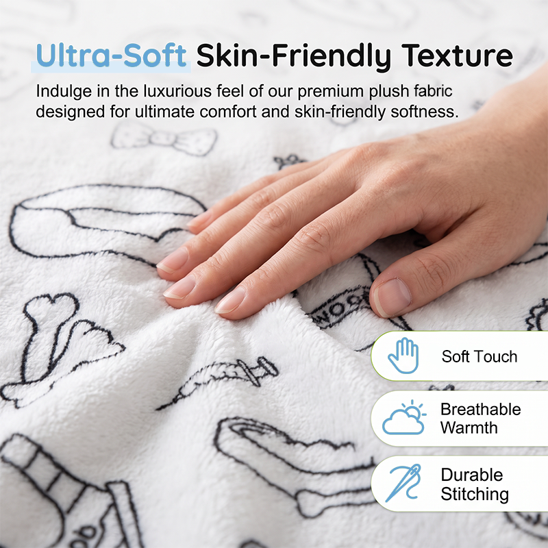 💗LAST DAY SALE 50% OFF🎁 Personalised Colouring Blanket – The Unique DIY Gift They’ll Love