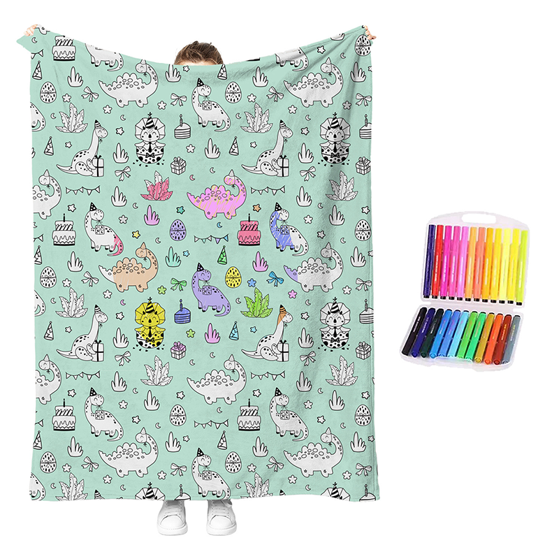 💗LAST DAY SALE 50% OFF🎁 Personalised Colouring Blanket – The Unique DIY Gift They’ll Love