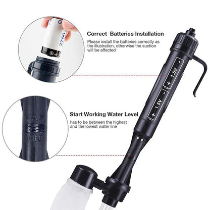 🔥First 50 customers enjoy a 50% discount for a limited time!🐟Electric aquarium substrate cleaner