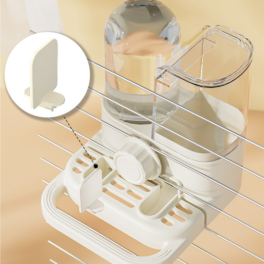 2-in-1 Automatic Bird Feeder & Waterer for Cage 🐦 Fill It Once, Feed for Days – A Smarter Way to Keep Your Feathered Friends Happy ✨