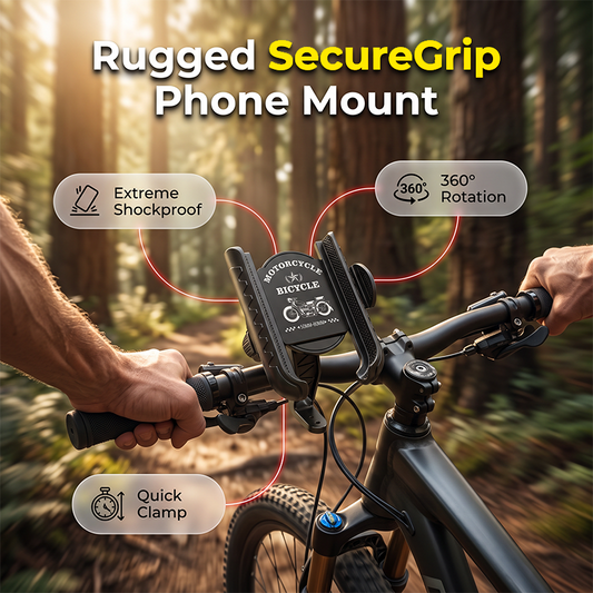 Quick-Release Bike Phone Mount with Secure Lock👍