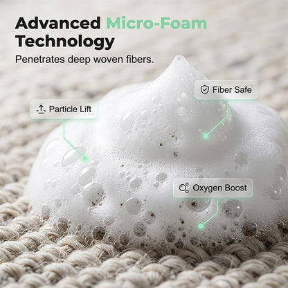 ⏳ Buy 2 Get 1 Free! ✨Waterless Carpet Foam Stain Remover with Towel