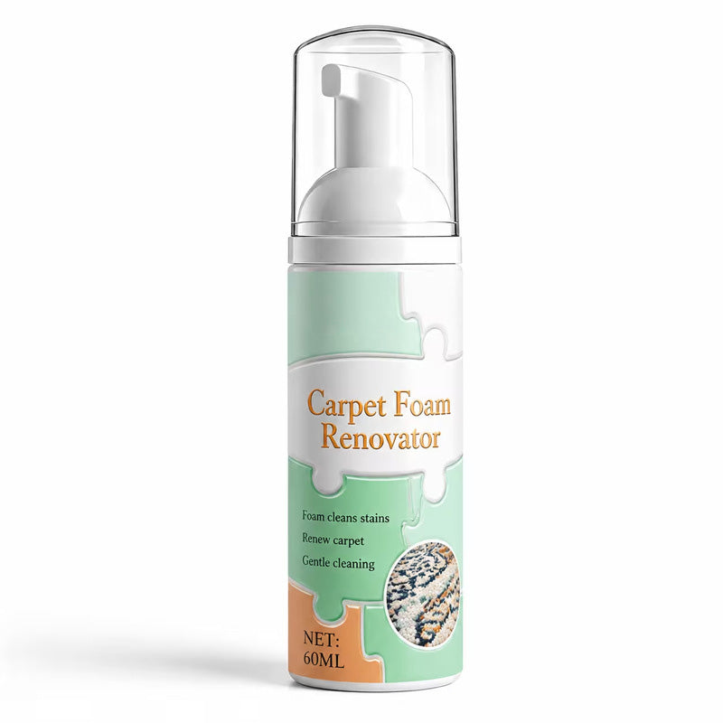 ⏳ Buy 2 Get 1 Free! ✨Waterless Carpet Foam Stain Remover with Towel