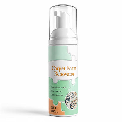 ⏳ Buy 2 Get 1 Free! ✨Waterless Carpet Foam Stain Remover with Towel