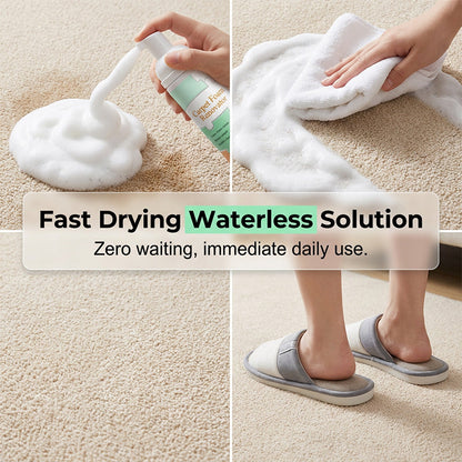 ⏳ Buy 2 Get 1 Free! ✨Waterless Carpet Foam Stain Remover with Towel