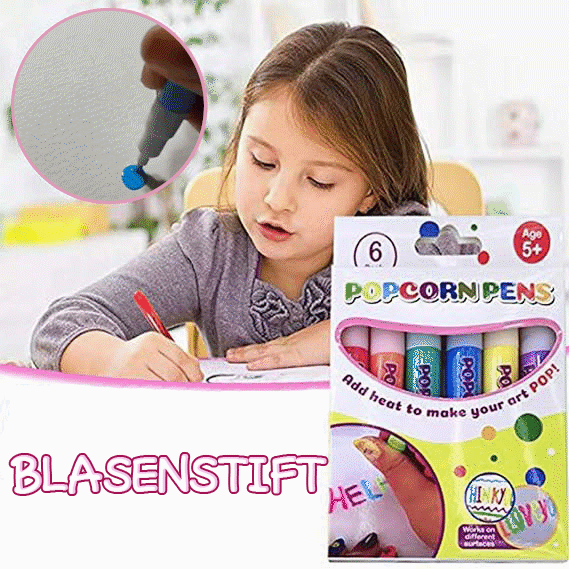 🎁Watch Their Drawings POP!🎁6 pens per box - Magic Puffy Pens