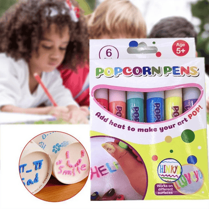 🎁Watch Their Drawings POP!🎁6 pens per box - Magic Puffy Pens