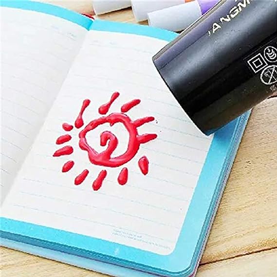 🎁Watch Their Drawings POP!🎁6 pens per box - Magic Puffy Pens