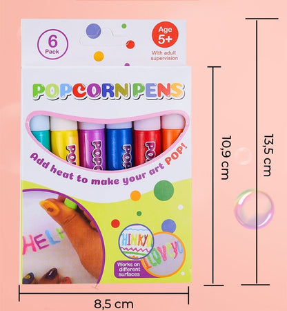 🎁Watch Their Drawings POP!🎁6 pens per box - Magic Puffy Pens