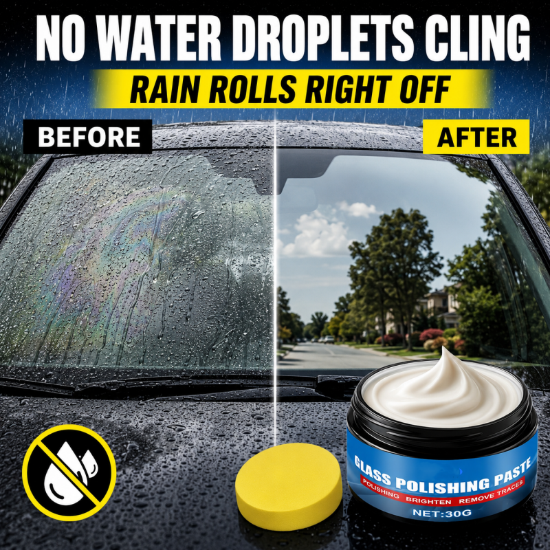 🔥 Buy 1 Get 1 Free! Car Glass Oil Film Remover Paste 🚗✨