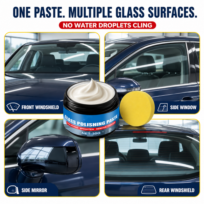 🔥 Buy 1 Get 1 Free! Car Glass Oil Film Remover Paste 🚗✨