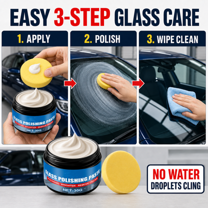 🔥 Buy 1 Get 1 Free! Car Glass Oil Film Remover Paste 🚗✨