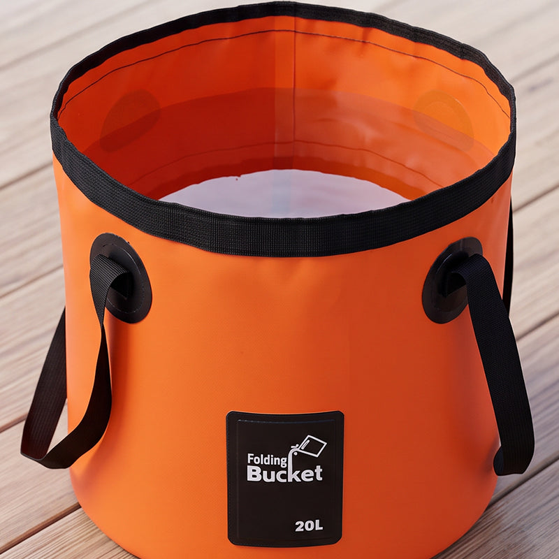 Portable Folding Bucket for Outdoor Camping and Fishing