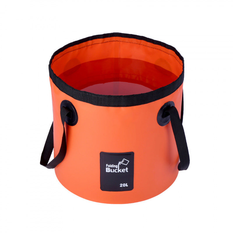 Portable Folding Bucket for Outdoor Camping and Fishing