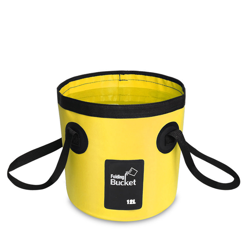 Portable Folding Bucket for Outdoor Camping and Fishing