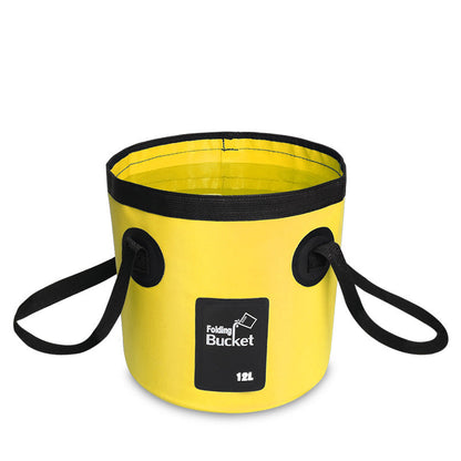 Portable Folding Bucket for Outdoor Camping and Fishing
