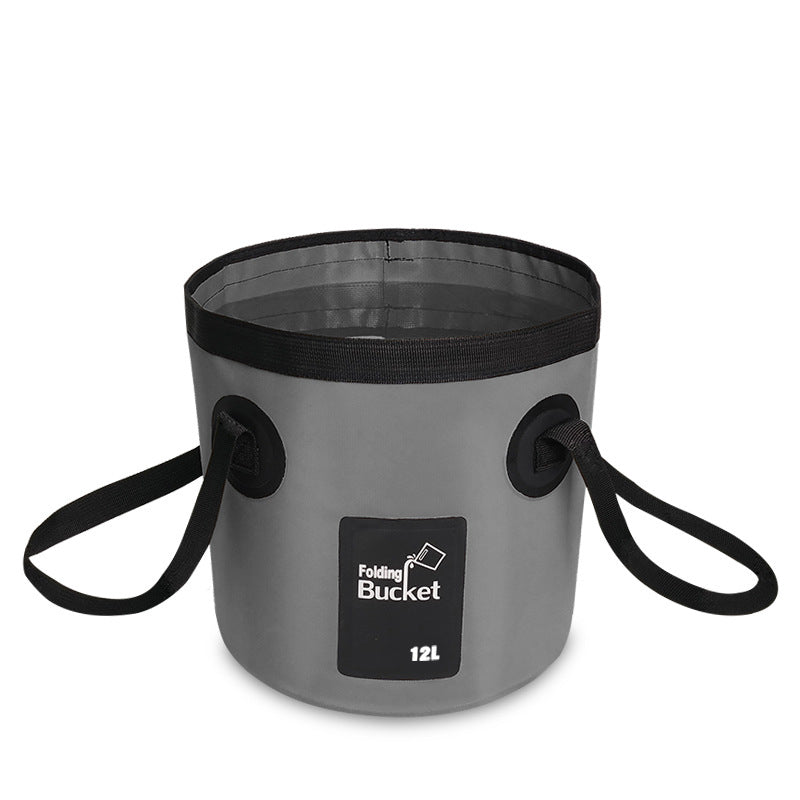 Portable Folding Bucket for Outdoor Camping and Fishing