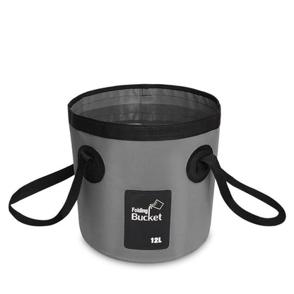 Portable Folding Bucket for Outdoor Camping and Fishing