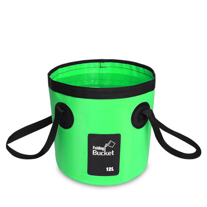 Portable Folding Bucket for Outdoor Camping and Fishing