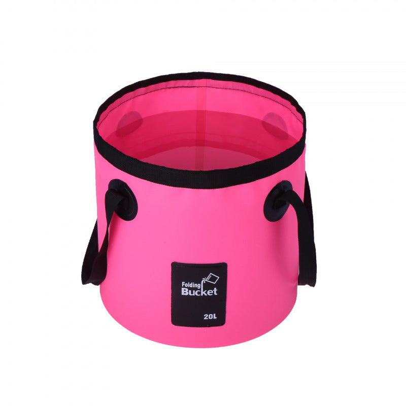 Portable Folding Bucket for Outdoor Camping and Fishing