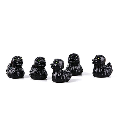 👻✨ A Little Ghost Duck to Spook Up Your Space! 🎃 Cute Halloween Resin Decoration for Desk & Home