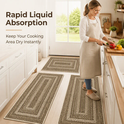 ⏳🔥LIMITED-TIME 50% OFF! ⏰Elegant Woven Runner Rug