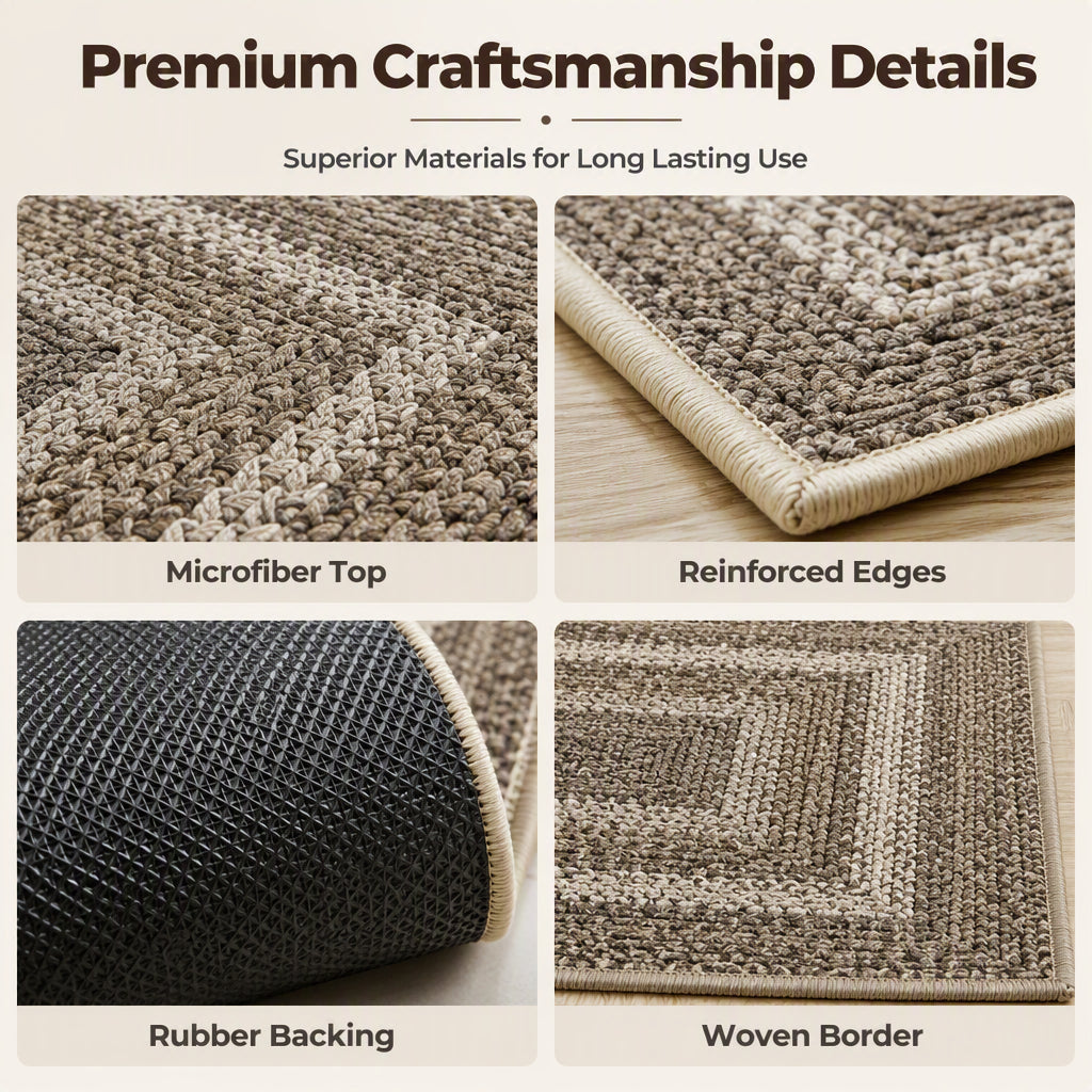 ⏳🔥LIMITED-TIME 50% OFF! ⏰Elegant Woven Runner Rug