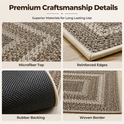 ⏳🔥LIMITED-TIME 50% OFF! ⏰Elegant Woven Runner Rug